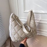 Quilting Women Messenger Bags Large Capacity Tote Shoulder Bag