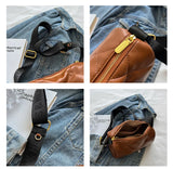 Quilting Padded Women Handbag Cotton Space Boston Bags for Women