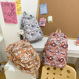 Graffiti Girls Backpack Large Capacity Schoolbag