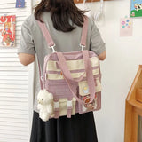 Canvas Female School Bags Women's Handbags Large Capacity