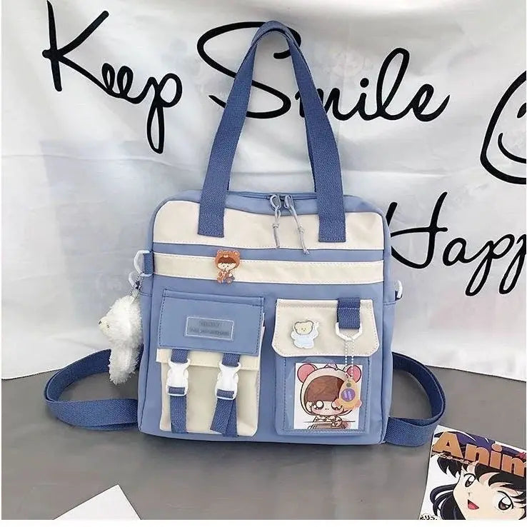 Canvas Female School Bags Women Large Capacity Handbags