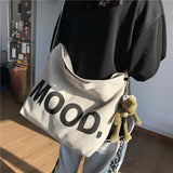 Retro Harajuku Canvas Messenger Bag for Men