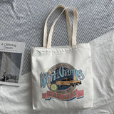 Large Capacity Canvas Tote Bag for Students