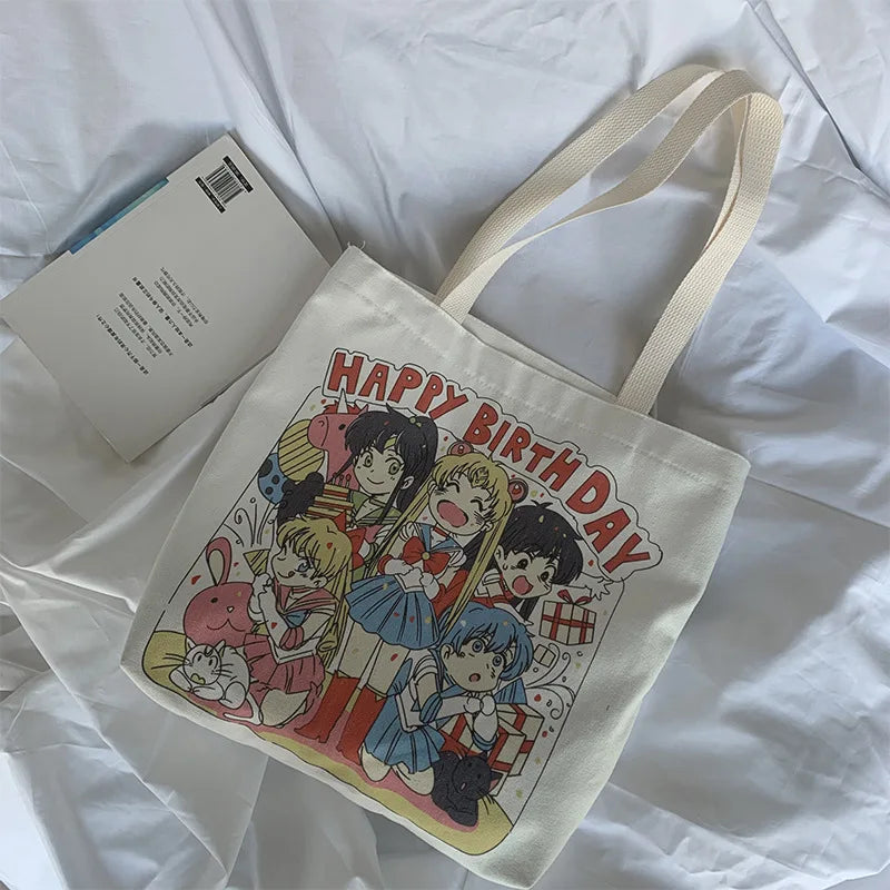 Japanese Cartoon Shoulder Bag for Women