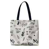 Large Capacity Canvas Women's Shoulder Bag Japanese Retro Ulzzang