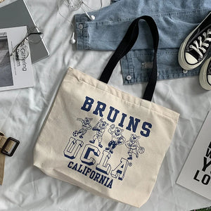 Canvas Women's Shoulder Bags Soft Sister Handbag