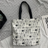 Large Capacity Student Canvas Shoulder Bag