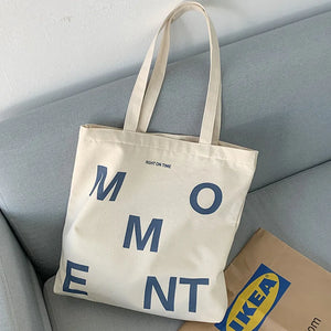 Canvas Shoulder Bag for Women, Large Capacity