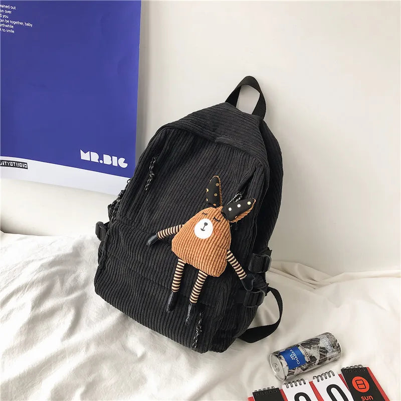 Girls School Backpack College Shoulder Bag