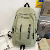Casual Nylon School Bags for Girls College Travel Backpack