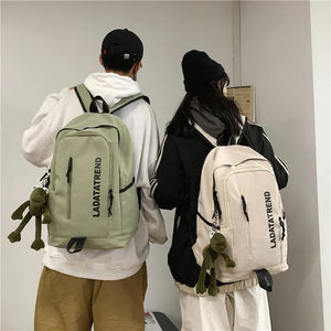 Casual Nylon School Bags for Girls College Travel Backpack