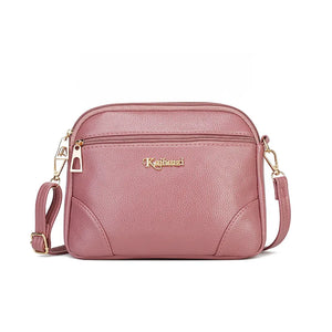 Women's Leather Chain Crossbody Bag Messenger Purse