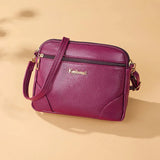 Women's Leather Chain Crossbody Bag Messenger Purse
