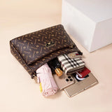 Texture Large Capacity Printing Ladies Shoulder Diagonal Bag