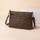 Texture Large Capacity Printing Ladies Shoulder Diagonal Bag
