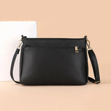 R070 Shoulder Messenger Bag Rhombus Small Square Bag Composite Fiber Leather
