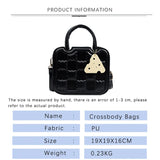 REAVEASY Vintage Shoulder Bag Small Square Crossbody Bag