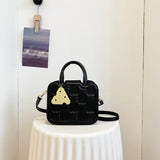 REAVEASY Vintage Shoulder Bag Small Square Crossbody Bag