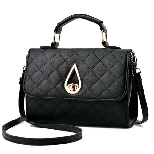 Small Shoulder Bag Plaid PU Leather Women Messenger Bags Crossbody Handbags