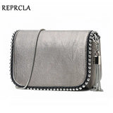 Small Shoulder Bag Crossbody Messenger with Tassel