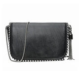 Small Shoulder Bag Crossbody Messenger with Tassel