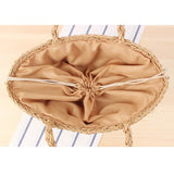 Bohemian Straw Beach Bag Crossbody Tote