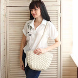 Bohemian Straw Beach Bag Crossbody Tote