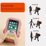 RFID Anti-theft Female Touch Screen Phone Bag Ladies Women Vertical