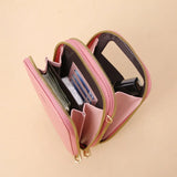 RFID Anti-theft Female Touch Screen Phone Bag Ladies Women Vertical