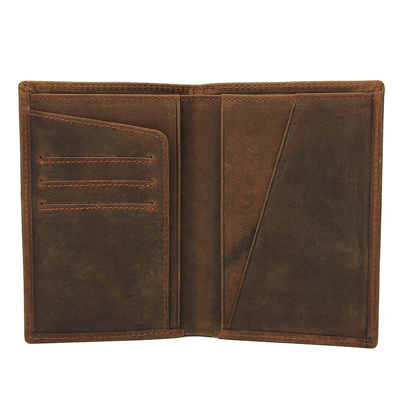 RFID Blocking Leather Passport Holder Cover Case & Travel Wallet