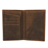 RFID Blocking Leather Passport Holder Cover Case & Travel Wallet