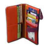 RFID Wallet Women Hasp Zipper Wallets Leather Female Purse