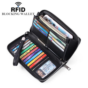 RFID Anti-Theft Women's Purse Large Capacity Card Wallet