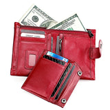 Men's RFID Leather Wallet - Anti-Theft Protection