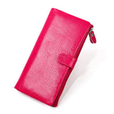 RFID Layer Cowhide Women's Wallet Leather Wallet