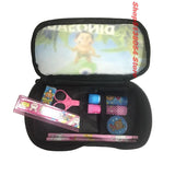 Canvas Zipper Pencil Case Large Pen Box for School Supplies