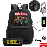 ROBLOXing Backpack for School Teen Boys & Girls 2Pcs Rucksack Set