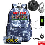 ROBLOXing Backpack for School Teen Boys & Girls 2Pcs Rucksack Set