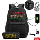 ROBLOXing Backpack for School Teen Boys & Girls 2Pcs Rucksack Set