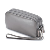 Women Phone Purse Long Wallet Wrist Clutch Bag Cow Leather Purses