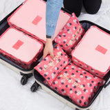 6Pcs/set Waterproof Baggage Travel Organizer Bags