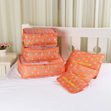 6Pcs/set Waterproof Baggage Travel Organizer Bags