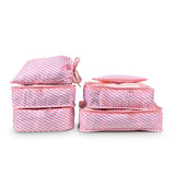 6PCS Waterproof Travel Mesh Bag Luggage Organizer Packing Cube