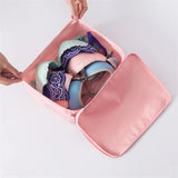 6PCS Waterproof Travel Mesh Bag Luggage Organizer Packing Cube