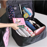 Travel Cartoon Cosmetic Bag Large Capacity Makeup Cases Portable Bathroom Storag