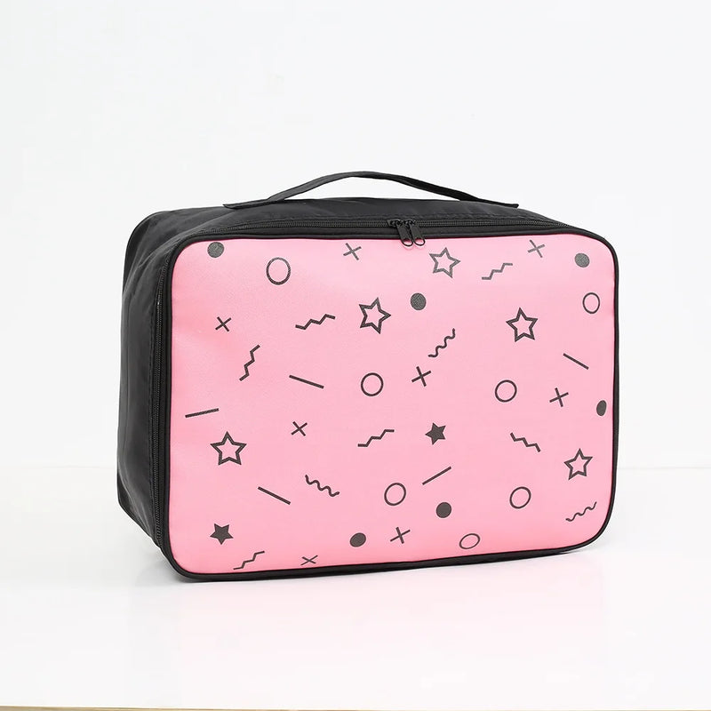 Travel Cartoon Cosmetic Bag Large Capacity Makeup Cases Portable Bathroom Storag