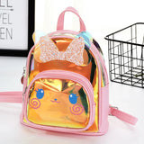 Rabbit Girl Kids Book Backpack Student School Shoulder Bag