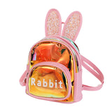 Rabbit Girl Kids Book Backpack Student School Shoulder Bag