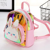 Rabbit Girl Kids Book Backpack Student School Shoulder Bag