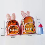 Rabbit Girl Kids Book Backpack Student School Shoulder Bag